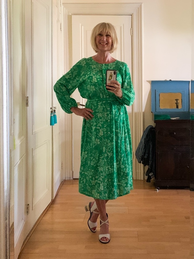 Thursday green Essentiel dress
