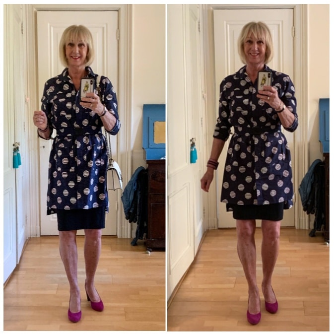 Kenzo dress with pencil skirt