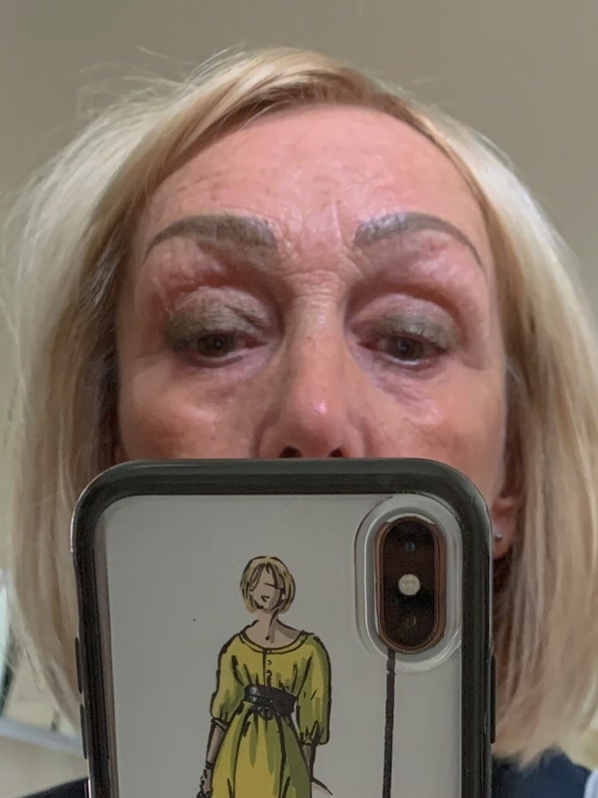 Eyebrows close up