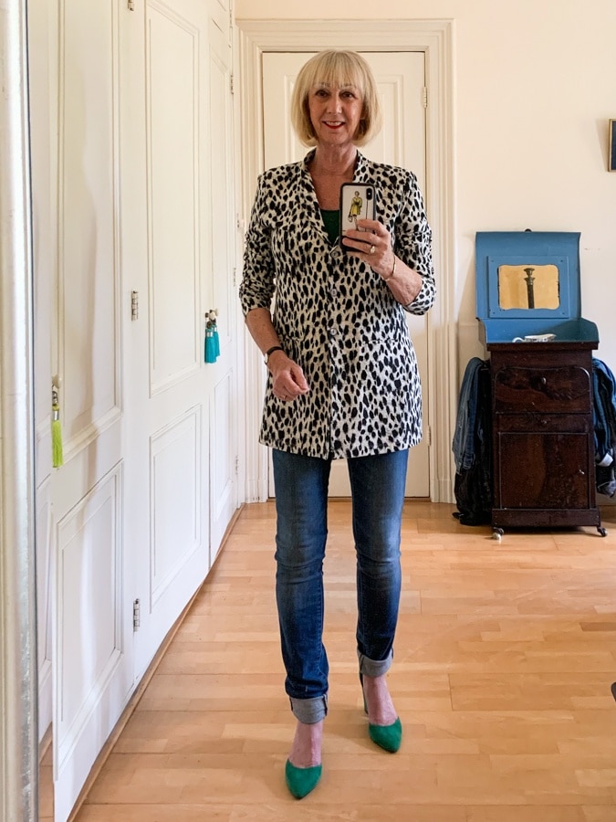 snow leopard jacket