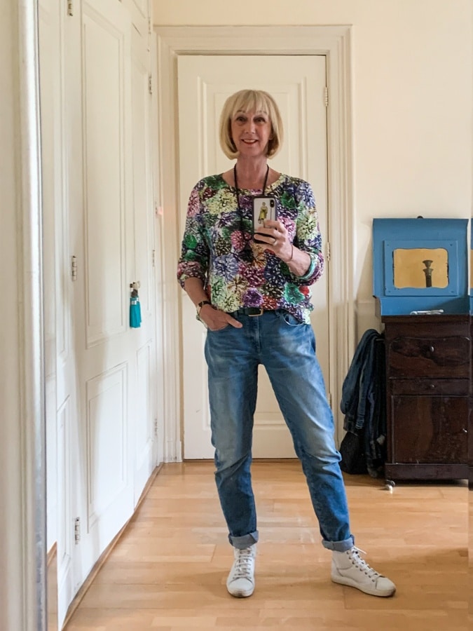 Floral jumper Tuesday