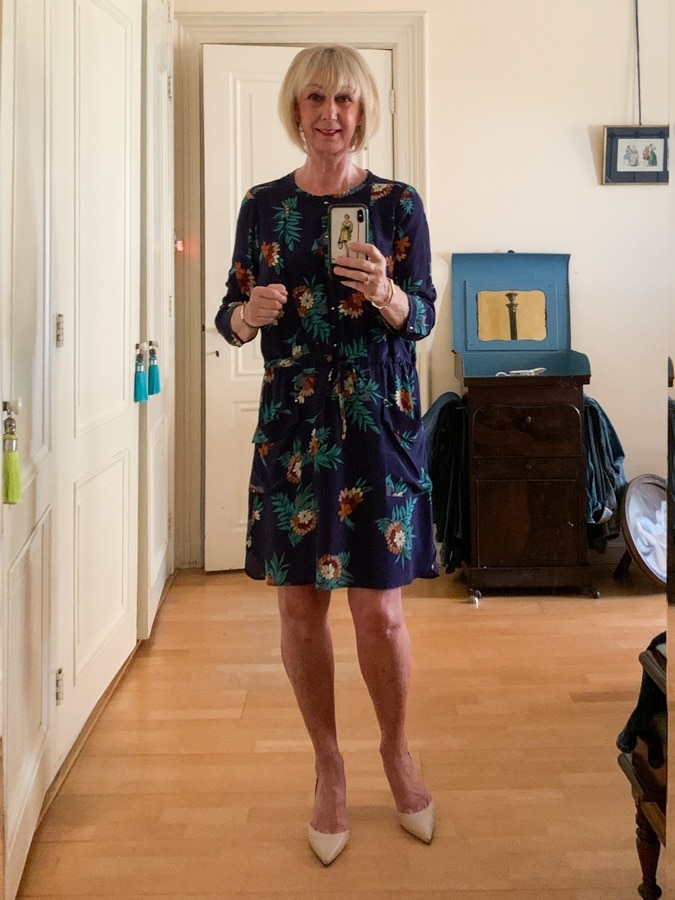 Blue summer dress