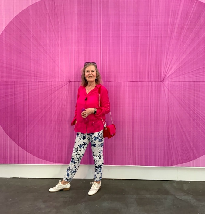 Marjolein at the art fair UNFAIR