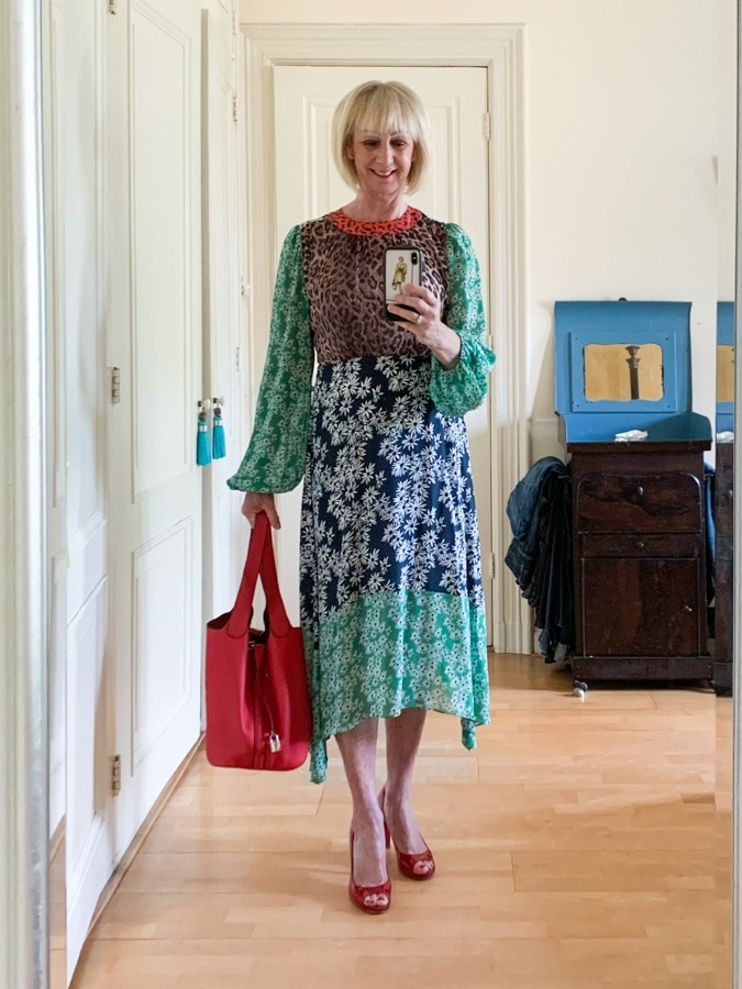 Outfit Monday RIXO London dress to mum's birthday