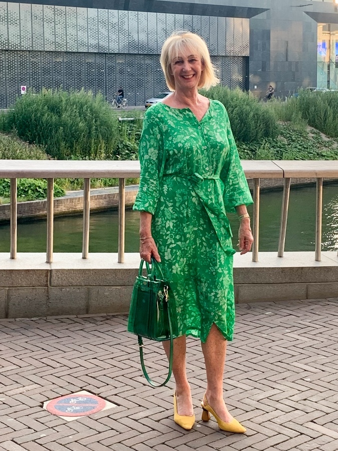 Green summer maxi dress by Essentiel