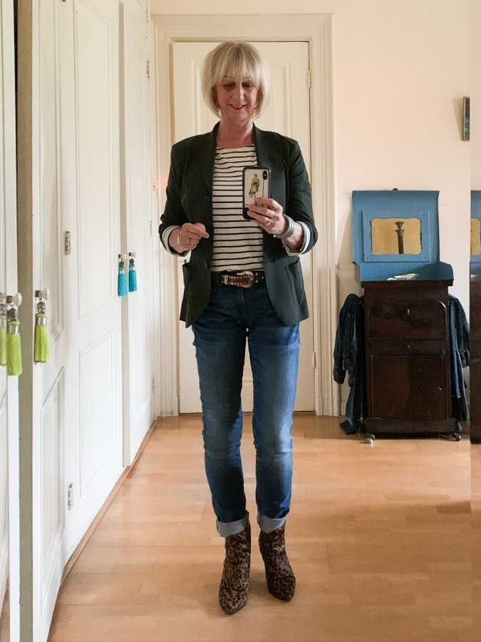 Outfit Monday green Irie Wash jacket