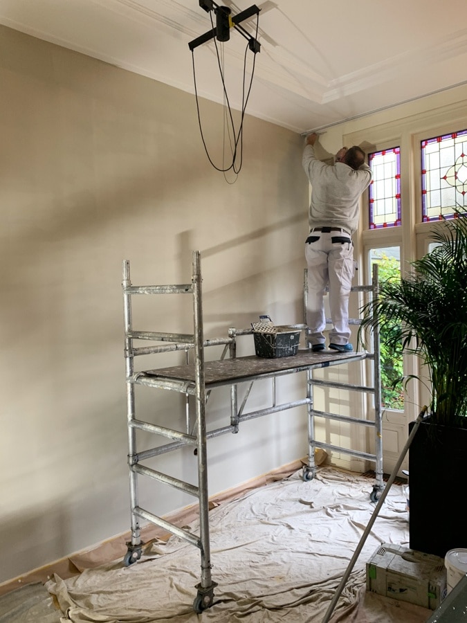 Painter at work