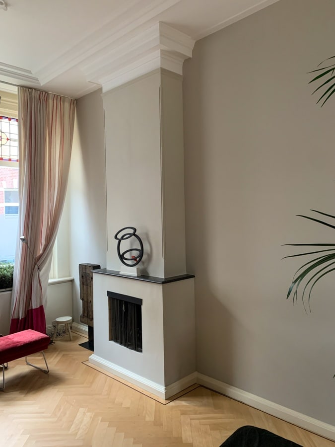 Painting of the wall finished