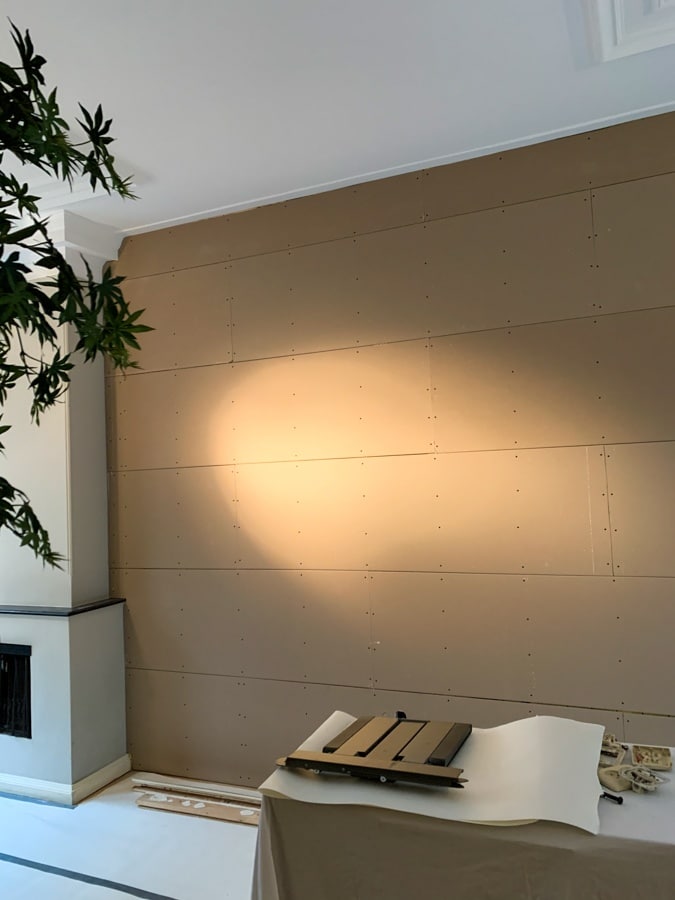 work done in the living room