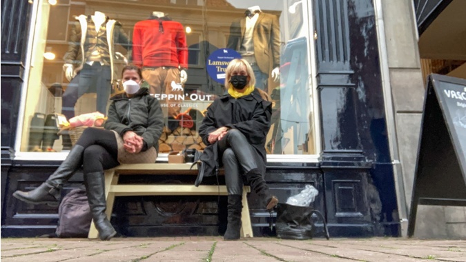 Having coffee in Covid times