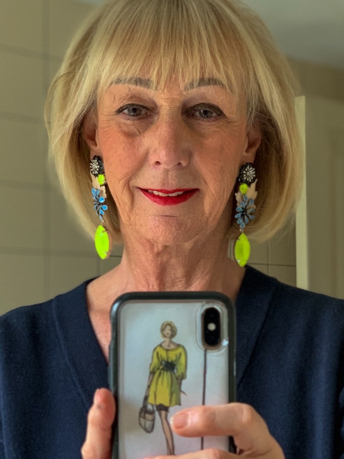 Lime earrings Essentiel