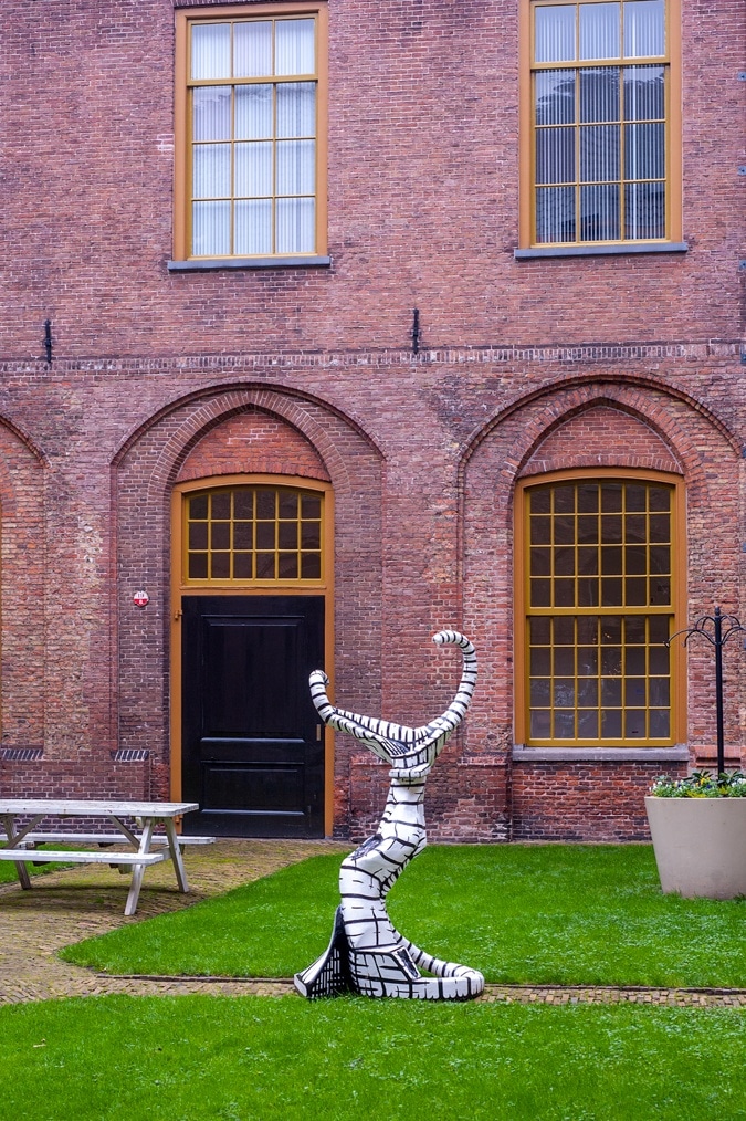 Townhall of Haarlem courtyard