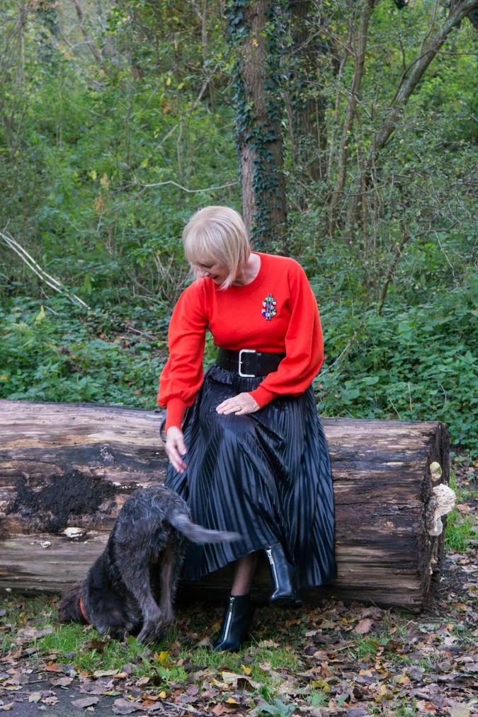 Red jumper