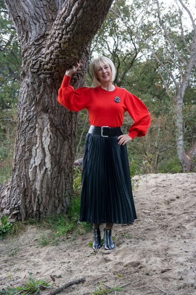 Red jumper