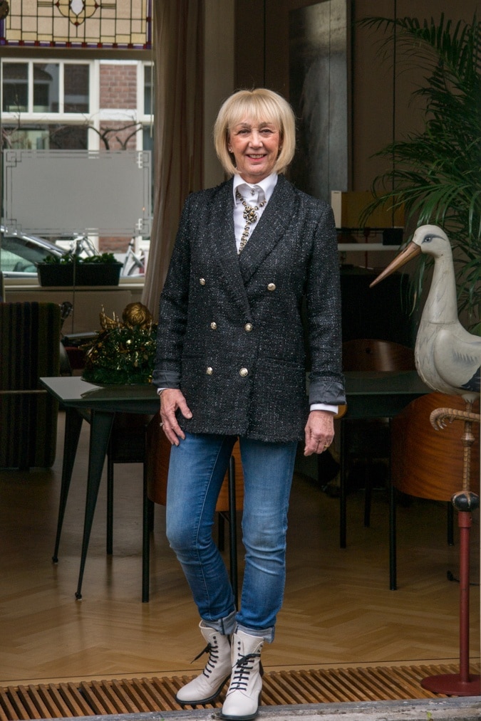 Chanel style blazer