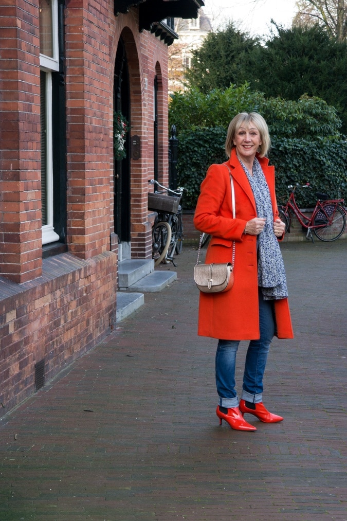 Orange coat