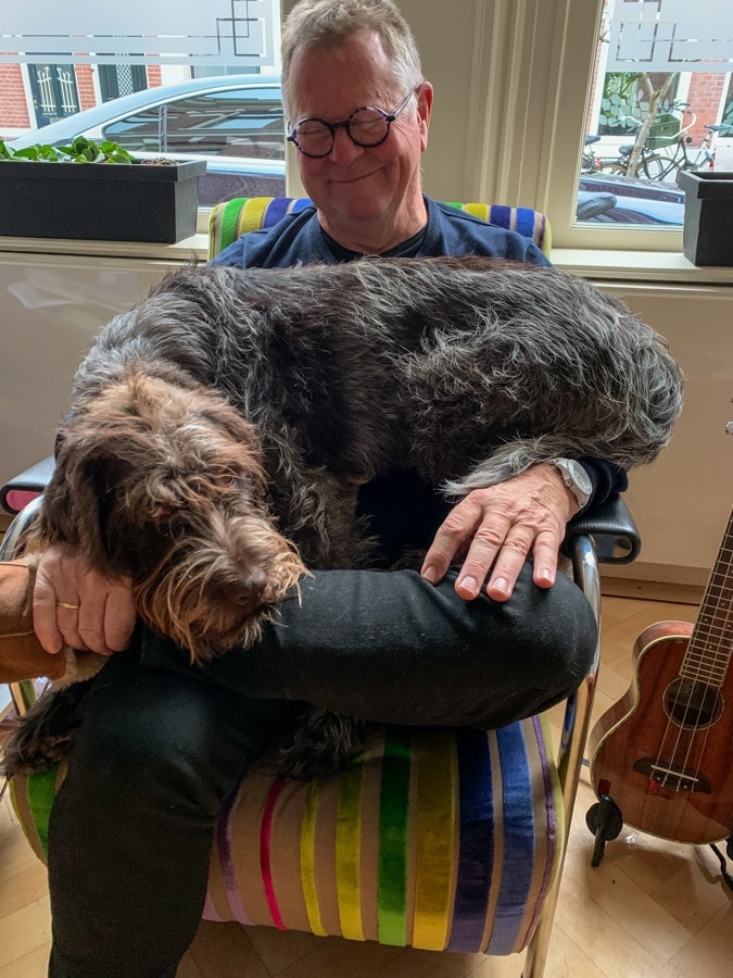 Watson on Ron's lap