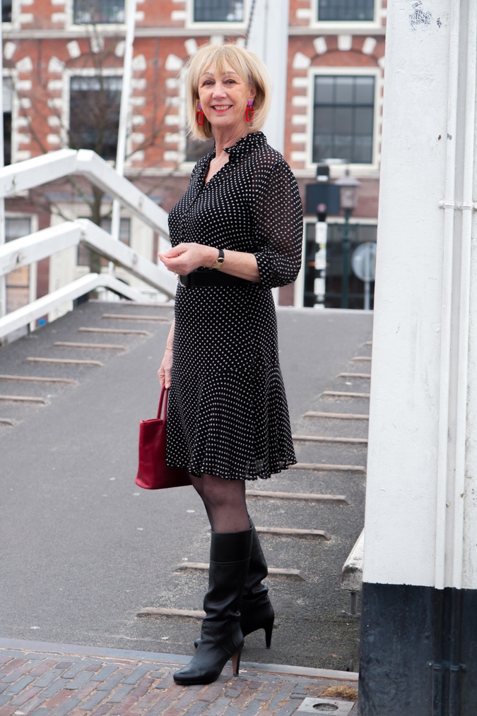 A polka dot co-ord