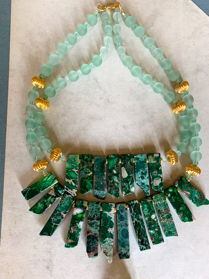 Green necklace