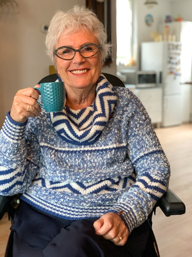 Marianne in blue