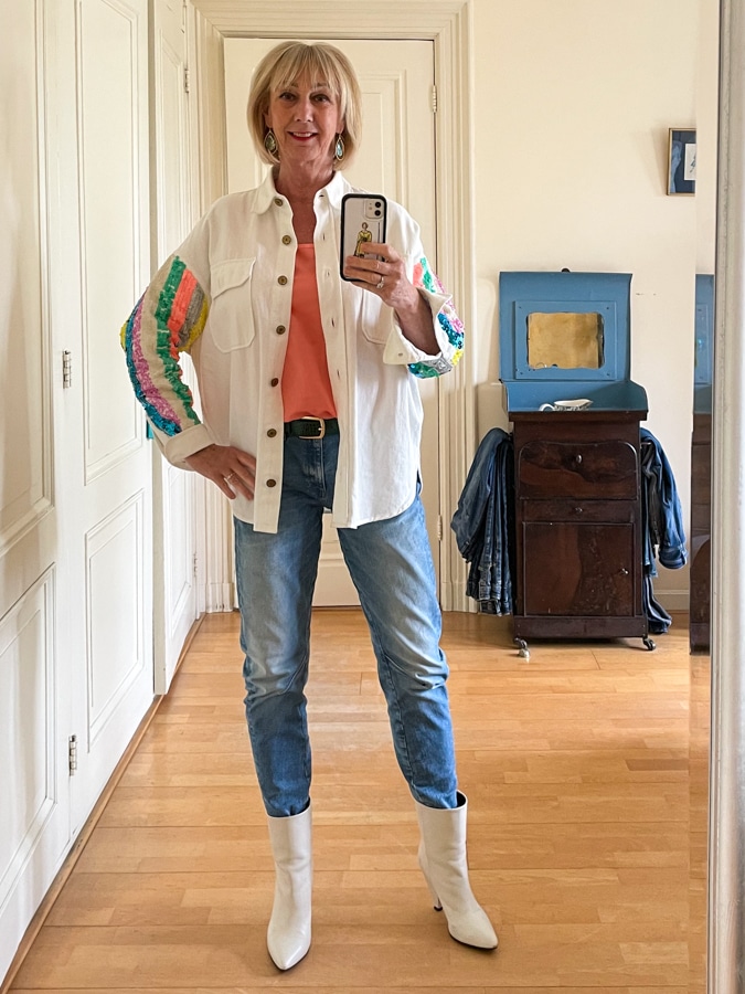 Sequinned jacket