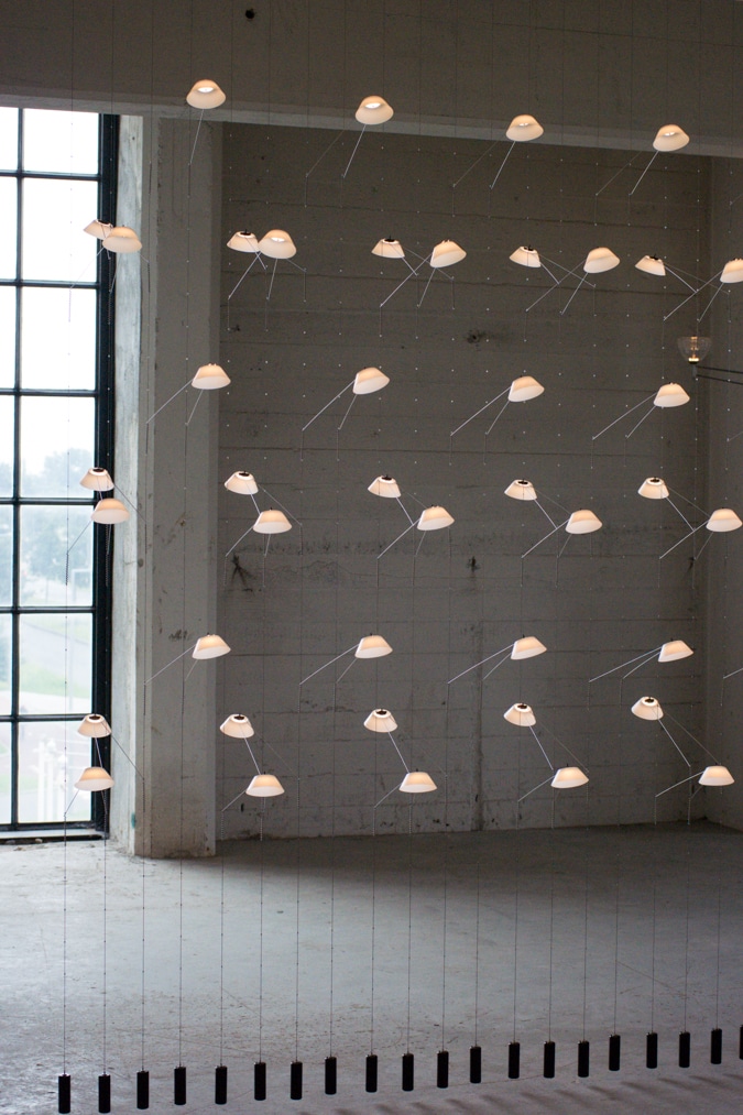 wall of light by VANTOT