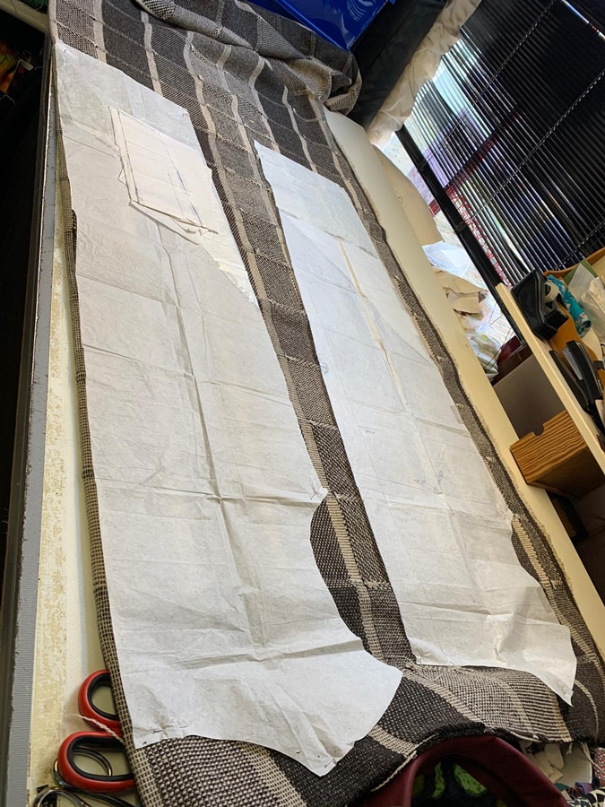 coat in the making