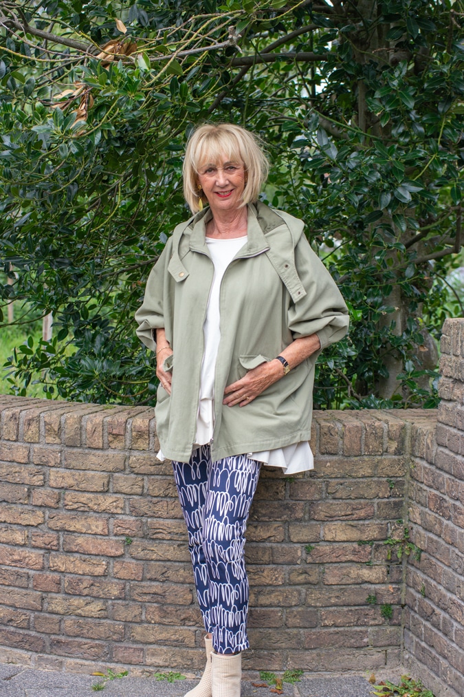 soft green jacket