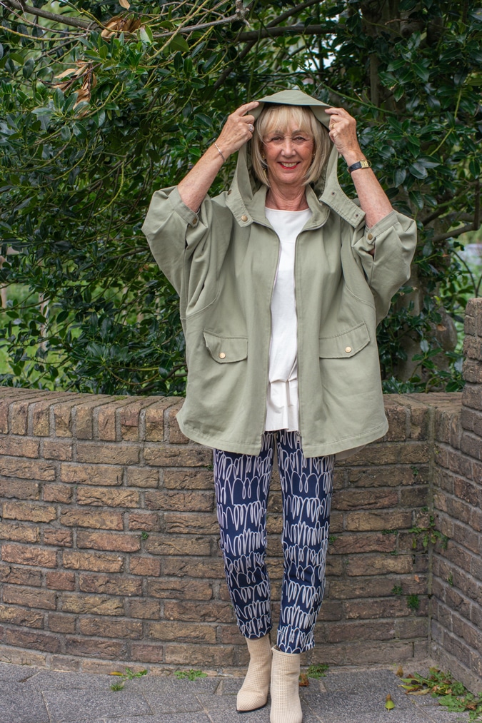 soft green jacket