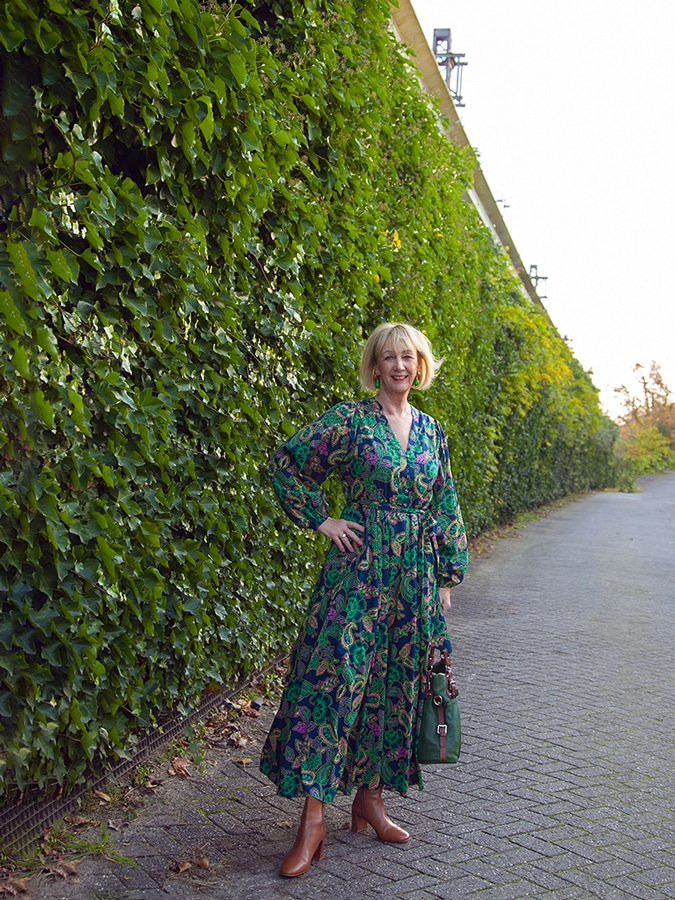 Paisley maxi dress