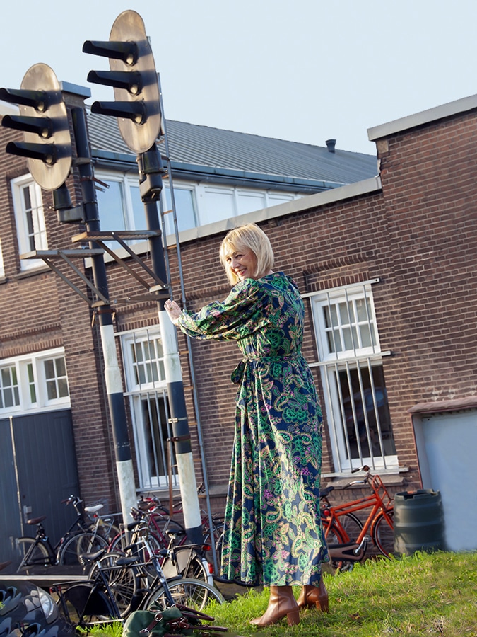 Paisley maxi dress