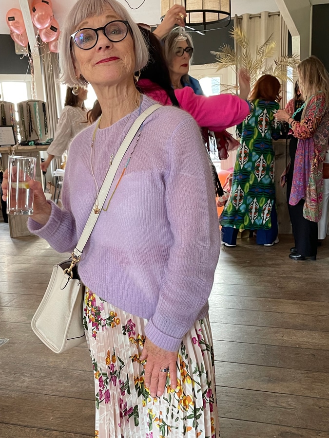 Karin at the AndBloom party 2022