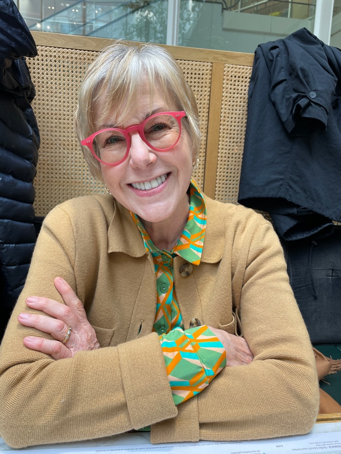 Susan's happy face