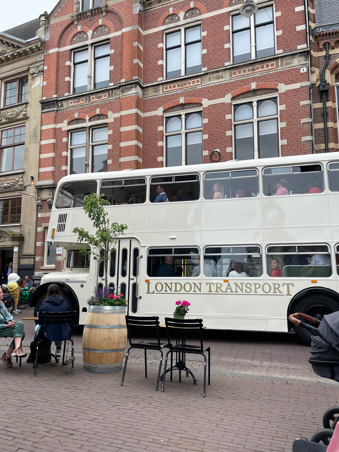 wedding bus