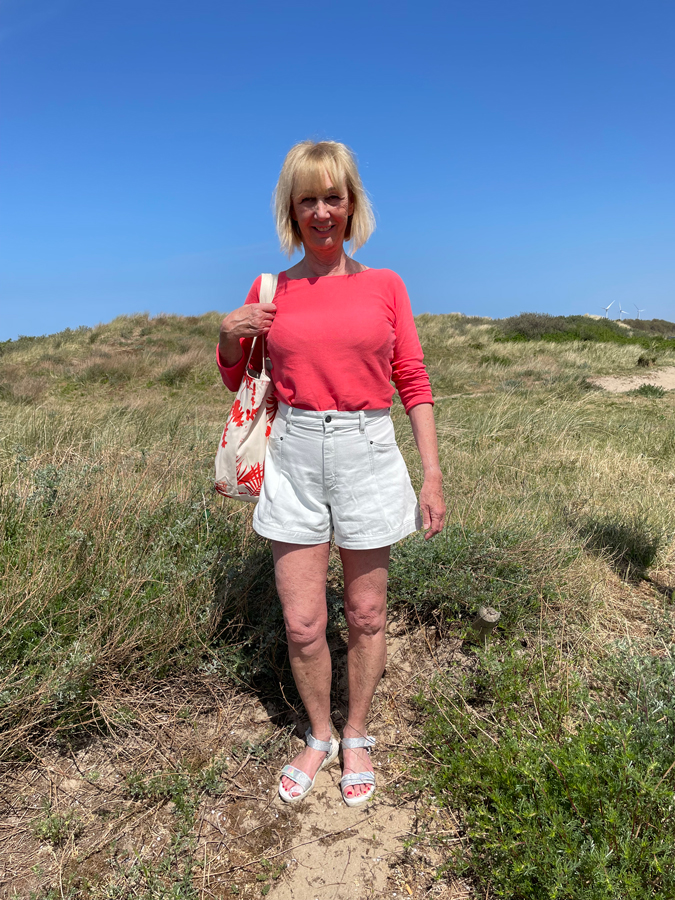 Shorts in the dunes