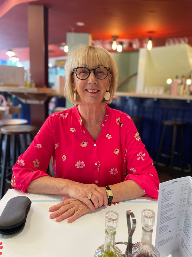 Reading glasses on