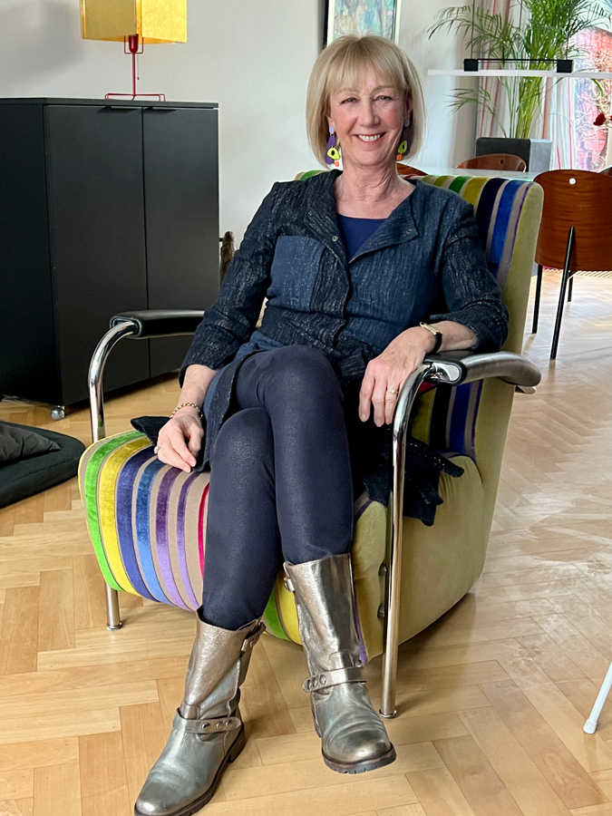 in the chair