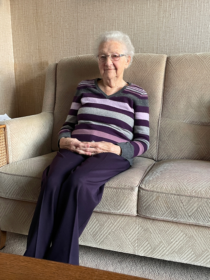 Mum in purple