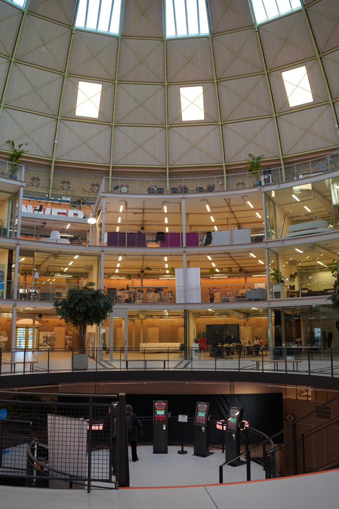 Inside of the dome