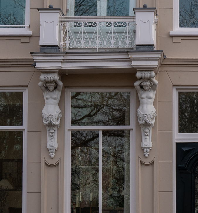 Sculptures on a facade