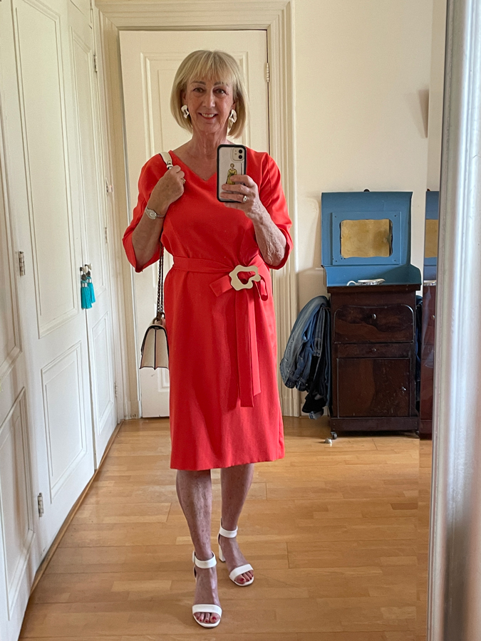 Orange dress