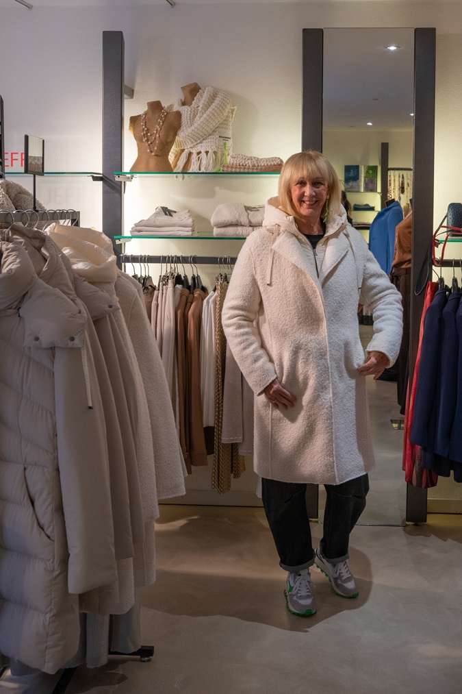 Cream coat