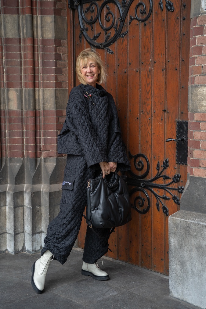 Puffy black co-ord