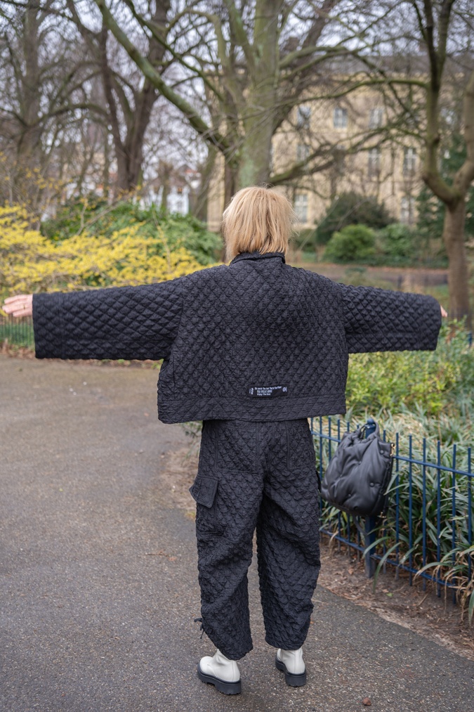 Puffy black co-ord