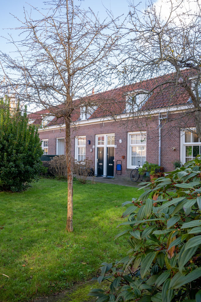 Almshouse courtyard
